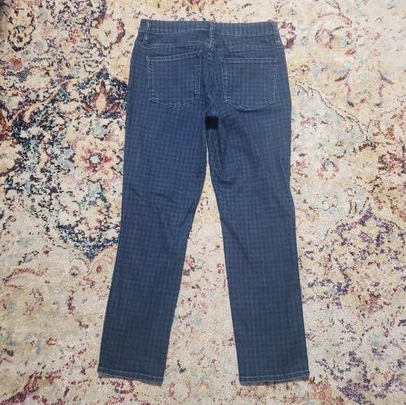 J. Crew Houndstooth Vintage Straight Denim Jeans Size 29 - Picture 3 of 11